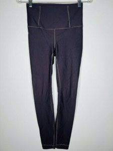 Lululemon Zoned In Tights 27" Moonphase Purple Size 6 Vented Pants w/ Cutouts